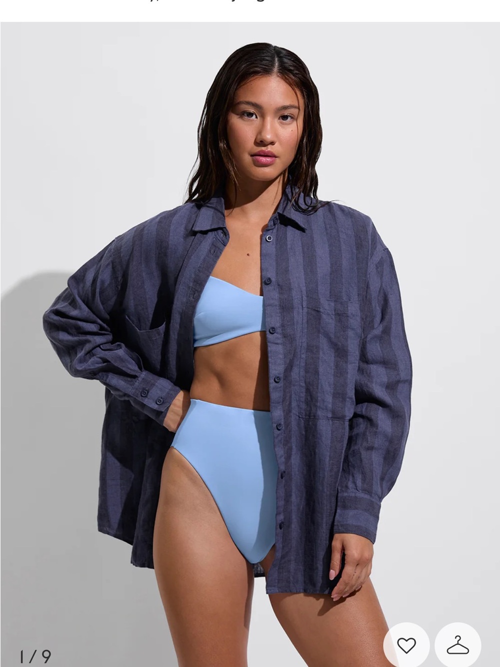 Left on Friday gateway two piece linen outfit